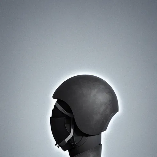 Image similar to an astronaut standing on the ground and a horse horse horse horse standing right above the human, the horse is atop of the head, on top his helmet and on his shoulders minimalist style, 3 d render, isometry