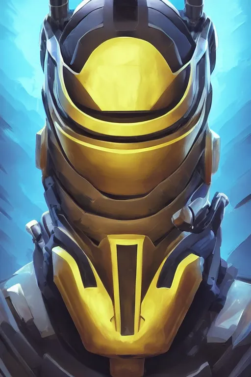 Image similar to epic mask helmet robot ninja portrait stylized as fornite style game design fanart by concept artist gervasio canda, behance hd by jesper ejsing, by rhads, makoto shinkai and lois van baarle, ilya kuvshinov, rossdraws global illumination radiating a glowing aura global illumination ray tracing hdr render in unreal engine 5