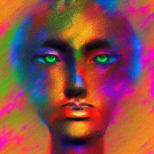 Prompt: Human mind is more powerful than anything out there, digital art