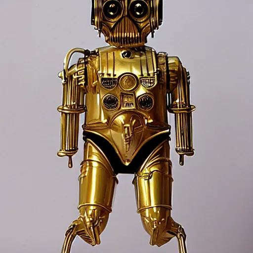 Image similar to Victorian era c3po