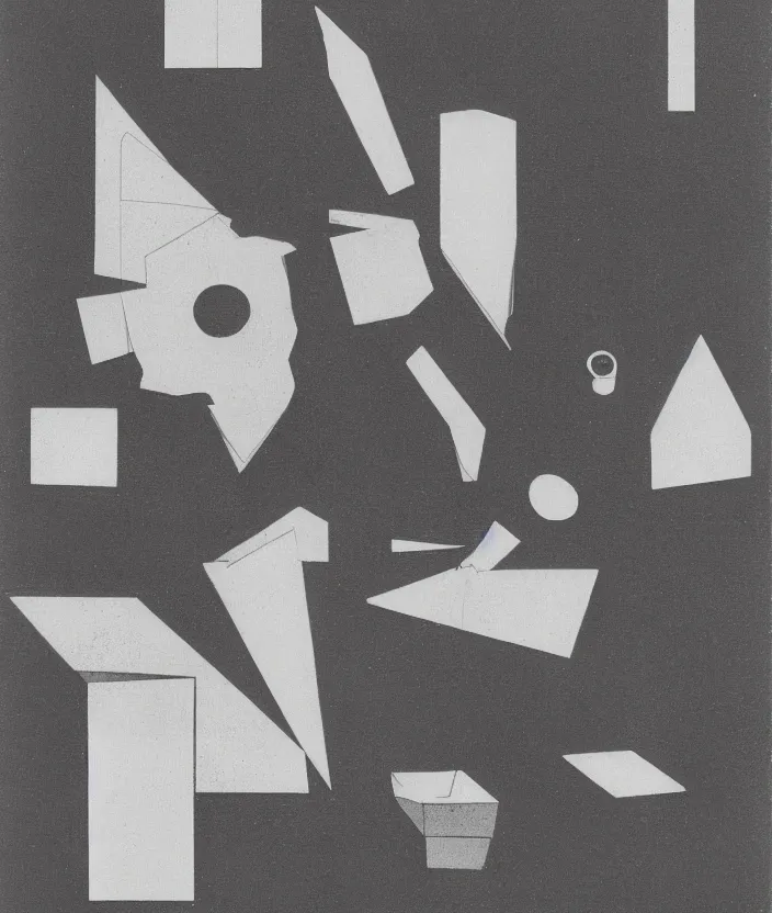 Image similar to a readymade object by marcel duchamp, risograph by christian marclay and man ray, solid object in a void, museum, futuristic, dada