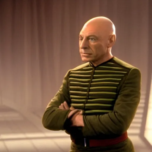 Image similar to mark hamill as captain jean luc picard