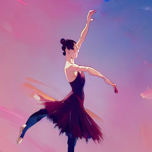 Image similar to ballerina overwhelmed with floating thoughts behance hd artstation by jesper ejsing, by rhads, makoto shinkai and lois van baarle, ilya kuvshinov, ossdraws, that looks like it is from borderlands and by feng zhu and loish and laurie greasley, victo ngai, andreas rocha