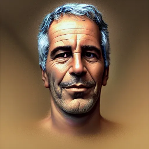 Image similar to A fantasy book style portrait painting of Jeffrey Epstein, François Boucher, Oil Painting, unreal 5, DAZ, hyperrealistic, octane render, Regal, Refined, Detailed Digital Art, RPG portrait, William-Adolphe Bouguereau, Michael Cheval, Walt Disney (1937), Volumetric Golden dappled dynamic lighting, Highly Detailed, Cinematic Lighting, Unreal Engine, 8k, HD