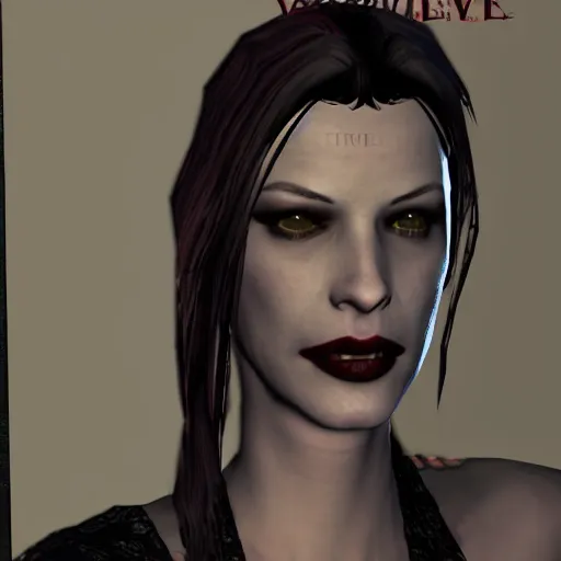 Image similar to liv tyler, vampire the masquerade bloodlines, troika games, vtmb, vtm
