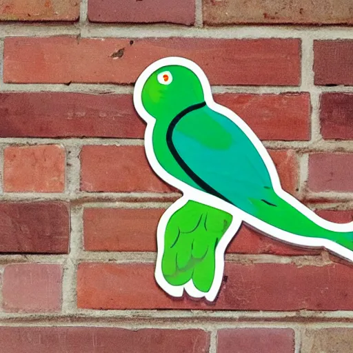 Image similar to green parrot neon sign