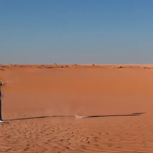 Prompt: a crying cucumber playing golf in the desert of namibia, award winning photography,