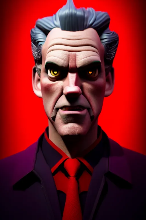 Prompt: a full character portrait of jordan peterson as the devil, the pixar adaptation, with same hairstyle, hyper detailed, digital art, trending in artstation, cinematic lighting, studio quality, smooth render, unreal engine 5 rendered, octane rendered