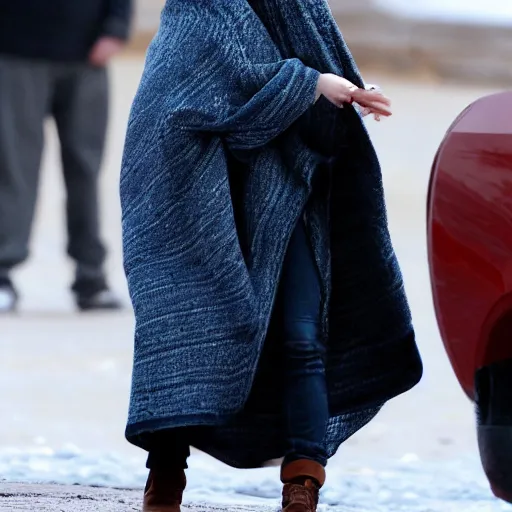 Image similar to emma watson cold grasping for her blanket