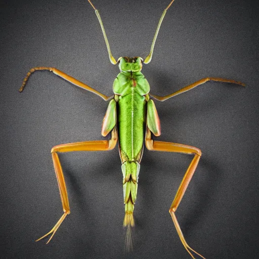 Image similar to praying mantis in a suit, upset, 4 k photograph, cinematic lighting,