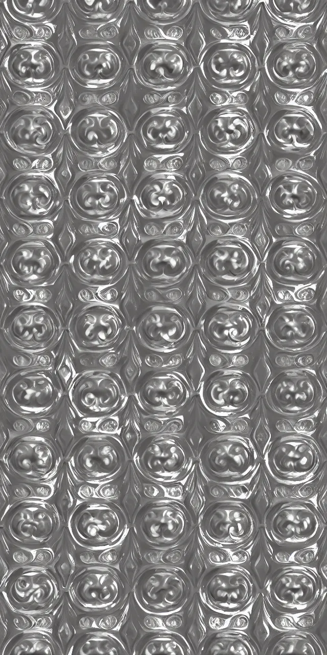 Prompt: beautiful photorealistic baroque ornaments seamless pattern, subsurface scattering, chrome futuristic detail, misty mike jordana, konstantin porubov, valeriy vegera, hypermaximalist, elegant, ornate, rococo, baroque ornament detail, elite, creepy, radiant, matte painting, cinematic, cinematic lighting, corel painter, cgsociety, atmospheric