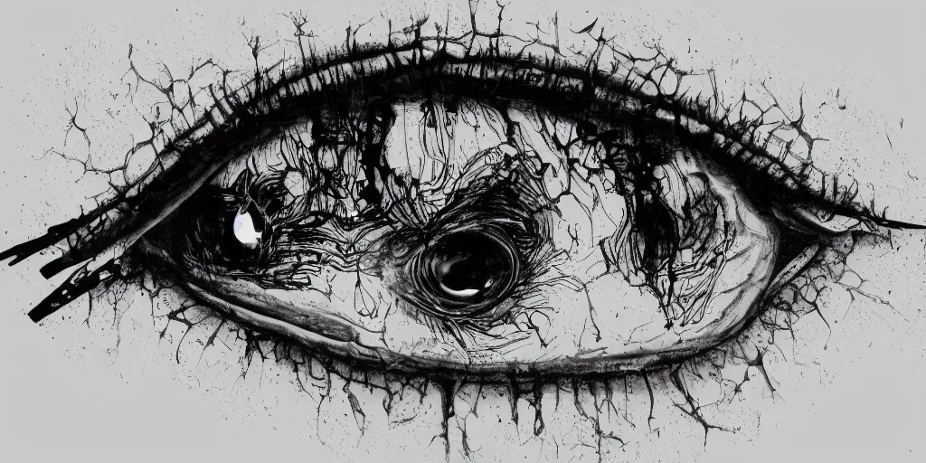 Image similar to detailed eye, neurophysiology, trending on artstation