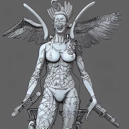 Image similar to in the style of josan Gonzalez and jinx88 greek statue, highly detailed, y2k”