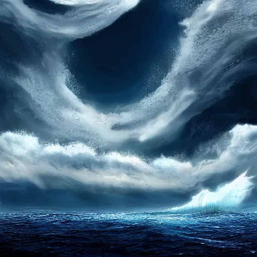 Prompt: the great white sea, stunning hd artwork