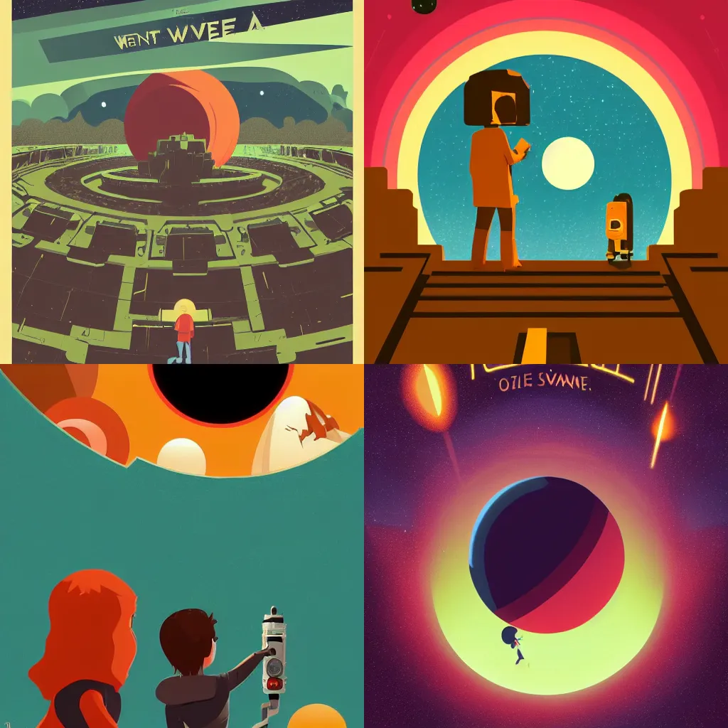 Prompt: A gigantic wall, bigger than the size of a planet, the wall is a portal to metaverse, by Tom Whalen, trending on ArtStation, masterpiece, art gem, 8K,