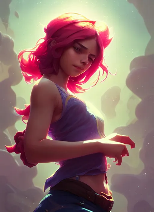 Prompt: annie from league of legends, splash art, path traced, octane render, highly detailed, high quality, digital painting, hd, alena aenami and artgerm, karol bak, alphonse mucha, tom bagshaw