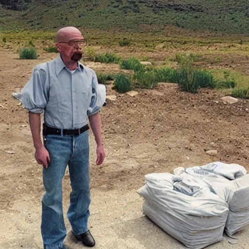 Prompt: “ walter white becomes south america ”