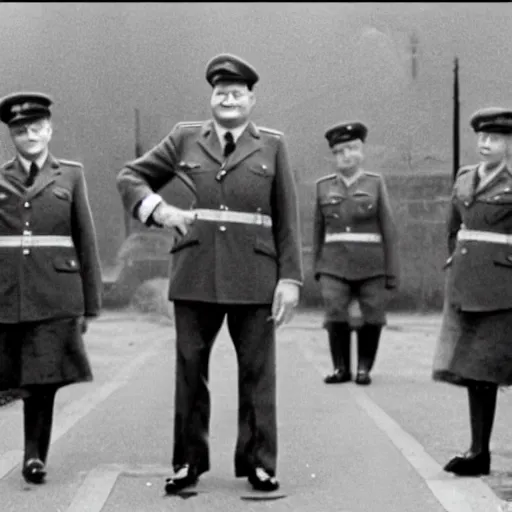 Image similar to herman goering in postman pat, bbc