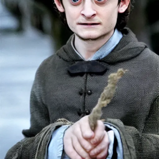 Image similar to Elijah Wood as Harry Potter