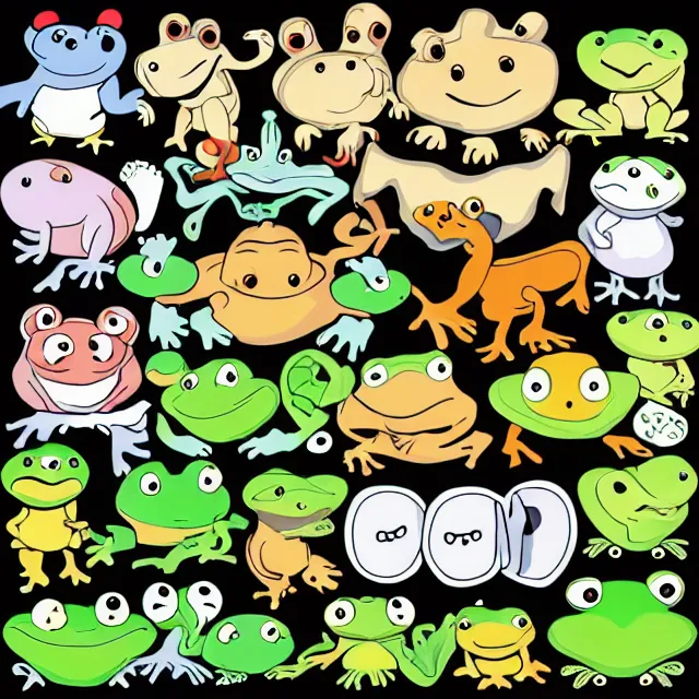 Image similar to animal, frog, character, clip art