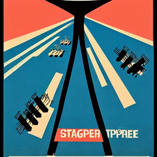 Prompt: poster of singapore designed by saul bass