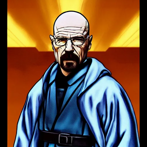 Image similar to walter white with the face of anakin Skywalker