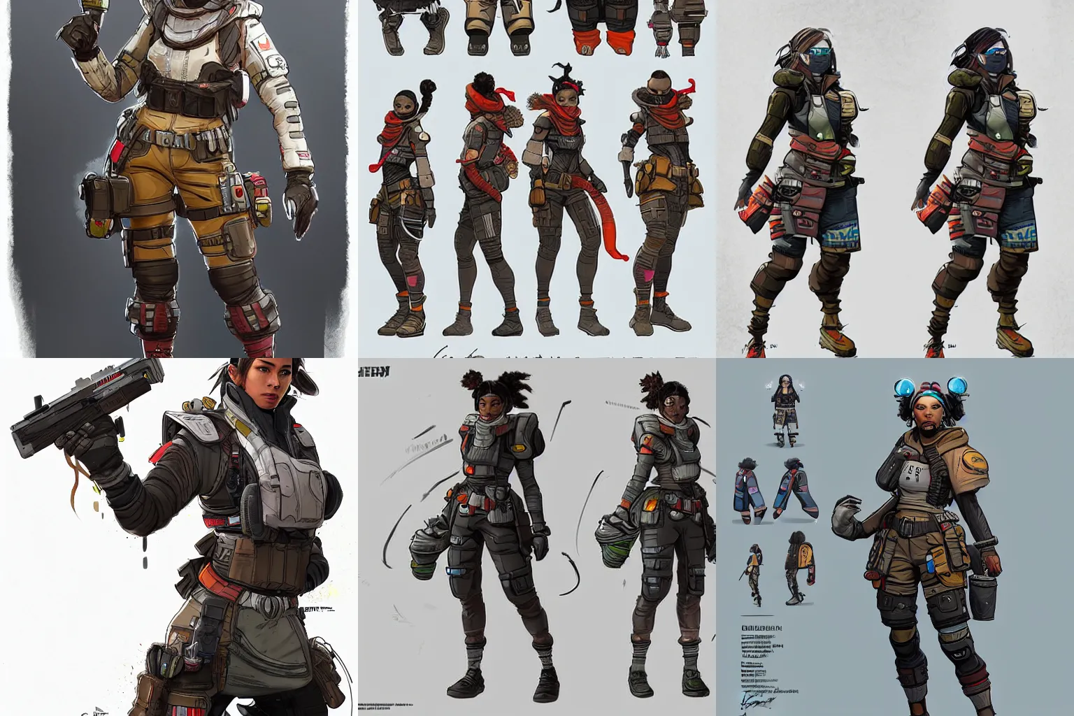 the newest Apex Legends character designed by Cristina Stable Diffusion