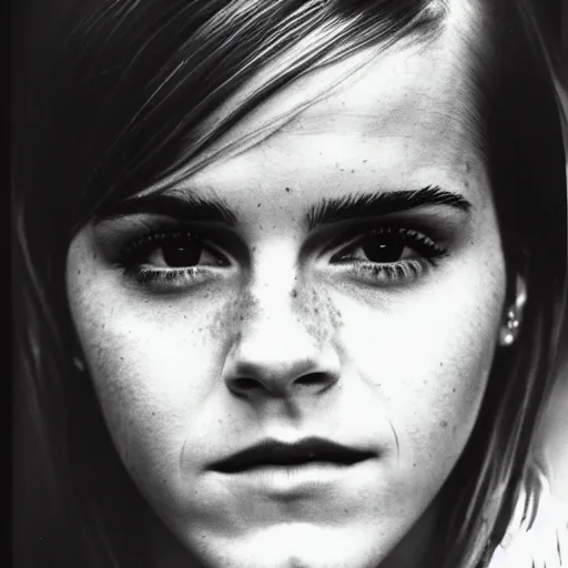 Prompt: Polaroid of Emma Watson by Emmanuel Lubezki