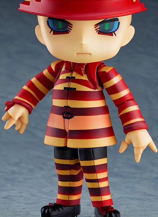 Image similar to freddy krueger, an anime nendoroid of freddy krueger, figurine, detailed product photo