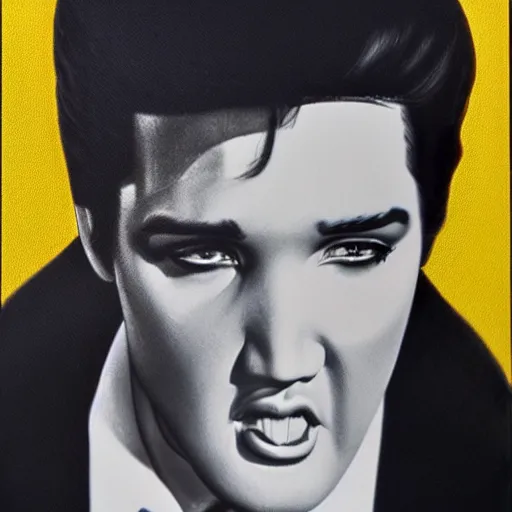 Prompt: Elvis Presley, hairlip, frightened, highly detailed, photorealistic,