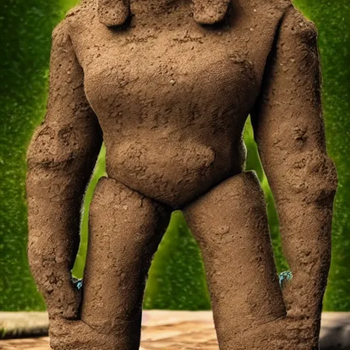 Image similar to ultra realistic and intricate detailed photograph of giant golem