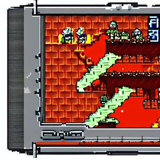 Prompt: A screenshot of the video game Boktai. Game Boy Advance.