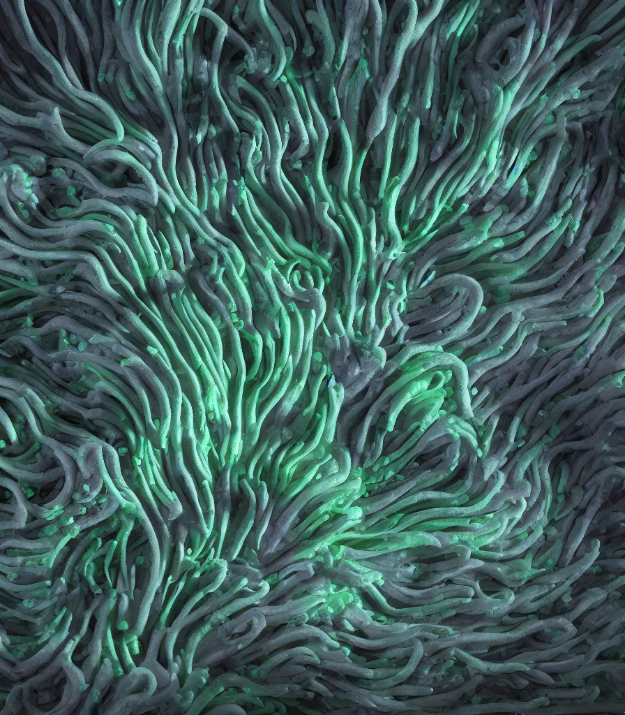 Prompt: alien anemone, amazing octane render, stylized, trending on artstation, glow, nature photography