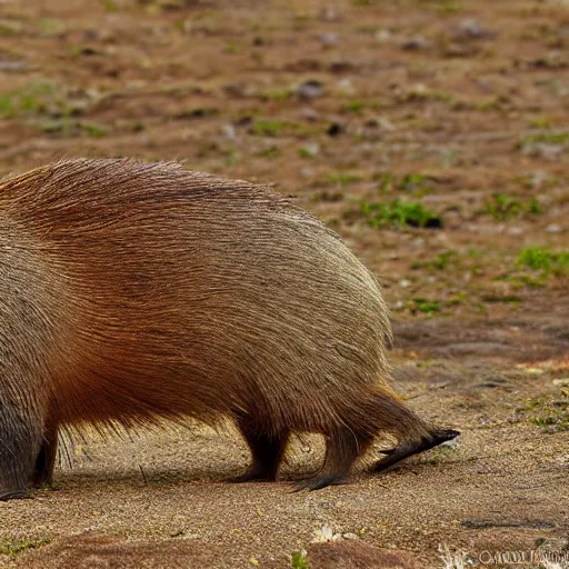 Prompt: capybara, Aleksander Rostov