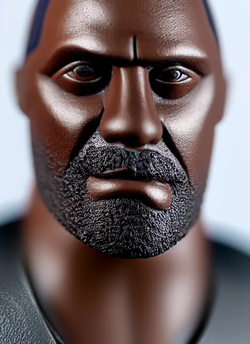 Prompt: portrait of idris elba claymation, photorealistic, f 1. 8, soft lightning, high detail, 8 k, action figure