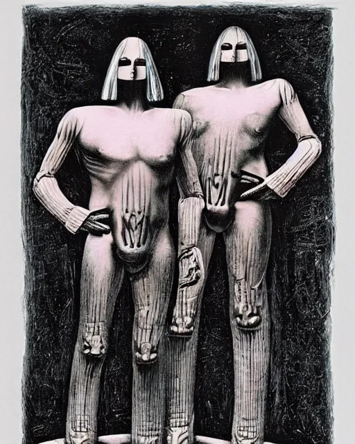Image similar to Pink Floyd by HR Giger