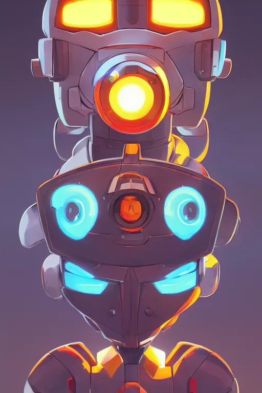 Image similar to metabots medabots medarotto medarot robot minimalist comics helmet mask neon cybereye, behance hd by jesper ejsing, by rhads, makoto shinkai and lois van baarle, ilya kuvshinov, rossdraws global illumination ray tracing hdr radiating a glowing aura