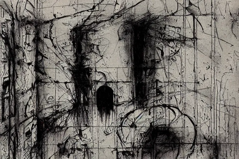 Prompt: horror painting of Missing 411 anomaly by ben templesmith