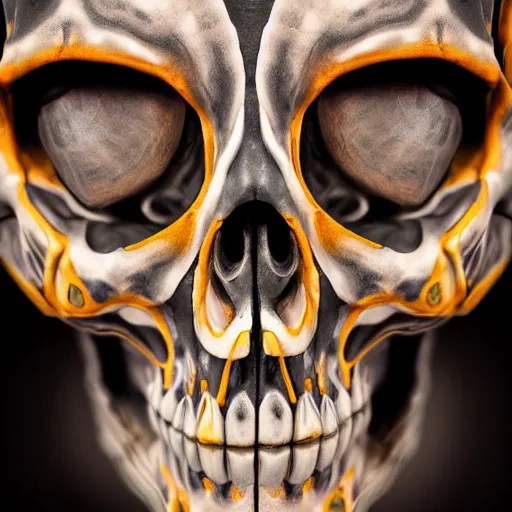 Image similar to eyes in every details of a skeleton woman torso, antique style, bright colors ultrawide lens, details, studio lighting, realism, complex lights