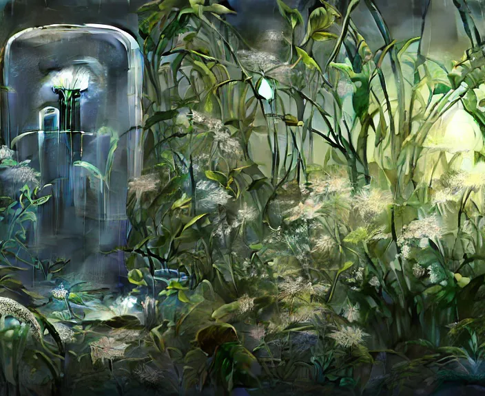 Prompt: simplicity, transparent clear see - through photo of lab equipment, lush botany, floral environment, ultra realistic, concept art, pop art, photorealistic, octane render, 8 k, unreal engine. art by gustave dore and nori inoguchi and sam kaplan and zachary goulko and christopher marley and artgerm and alphonse mucha