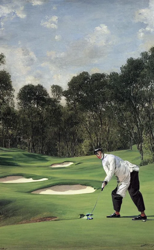 Image similar to morning golf by james jacques joseph tissot