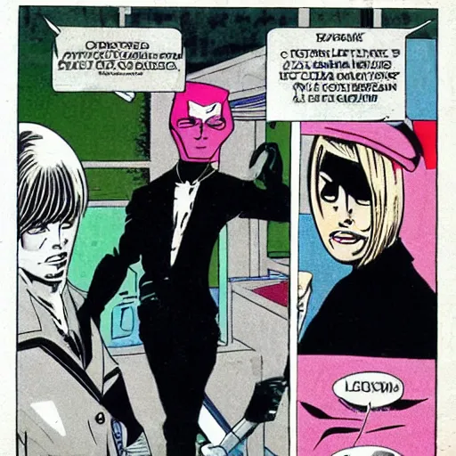 Image similar to diabolik during a robbery