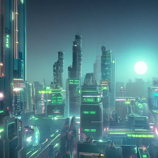 Prompt: a mars'city, seamless forest of high buildings, with neon night spots, two pure moons, postcyberpunk, octave render, telephoto, photorealistic, high details, 8 k