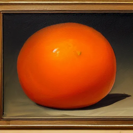 Prompt: a painting of a rotting orange trending on art station high quality