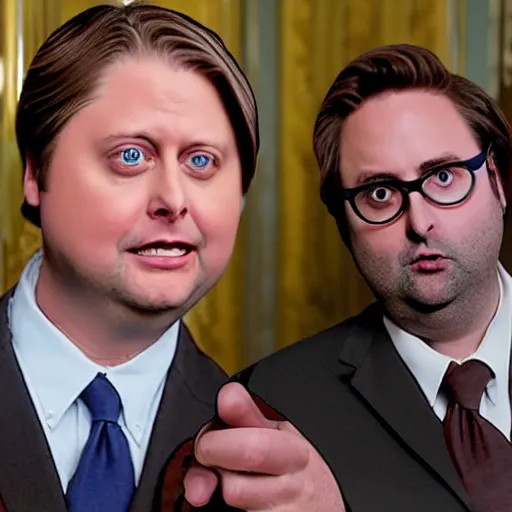 Image similar to tim heidecker and eric wareheim as united states senators