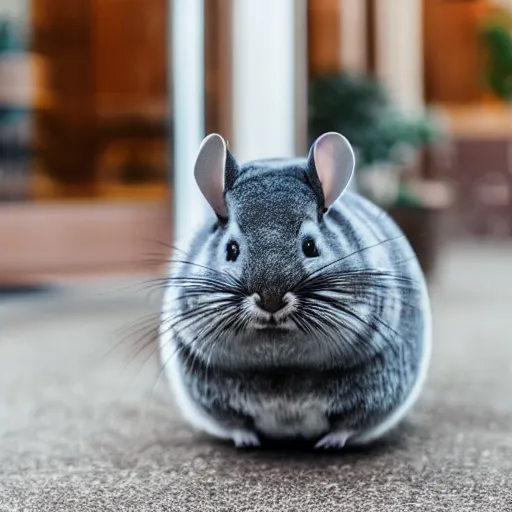 Image similar to a Chinchilla dressed up in a business suit