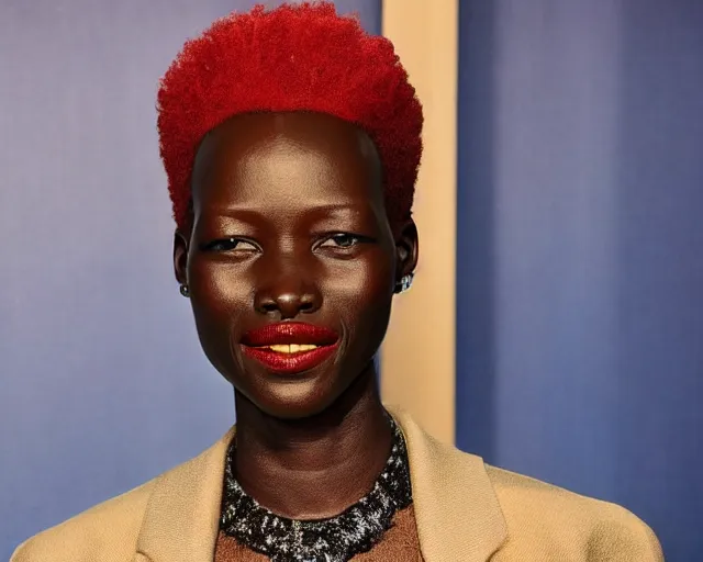 Prompt: tilda swinton mixed with lupita nyongo