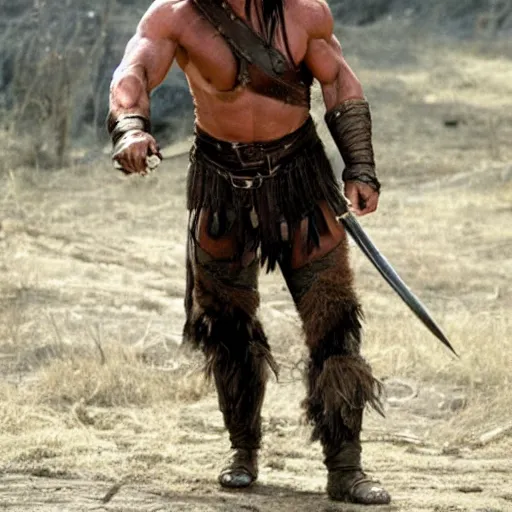 Prompt: sylvester stallone as conan the barbarian - n 3