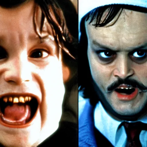 Prompt: Johny Depp plays Jack Torrance in Shining