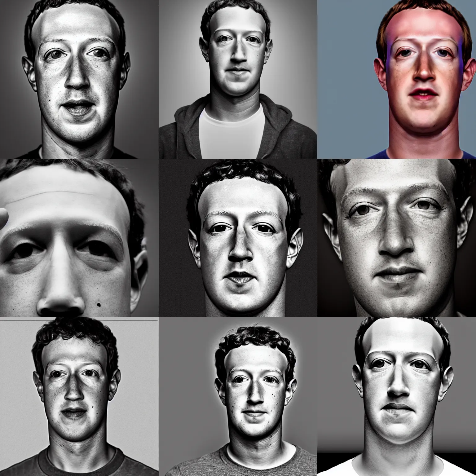 Prompt: mark zuckerberg mug shot, sigma art lens